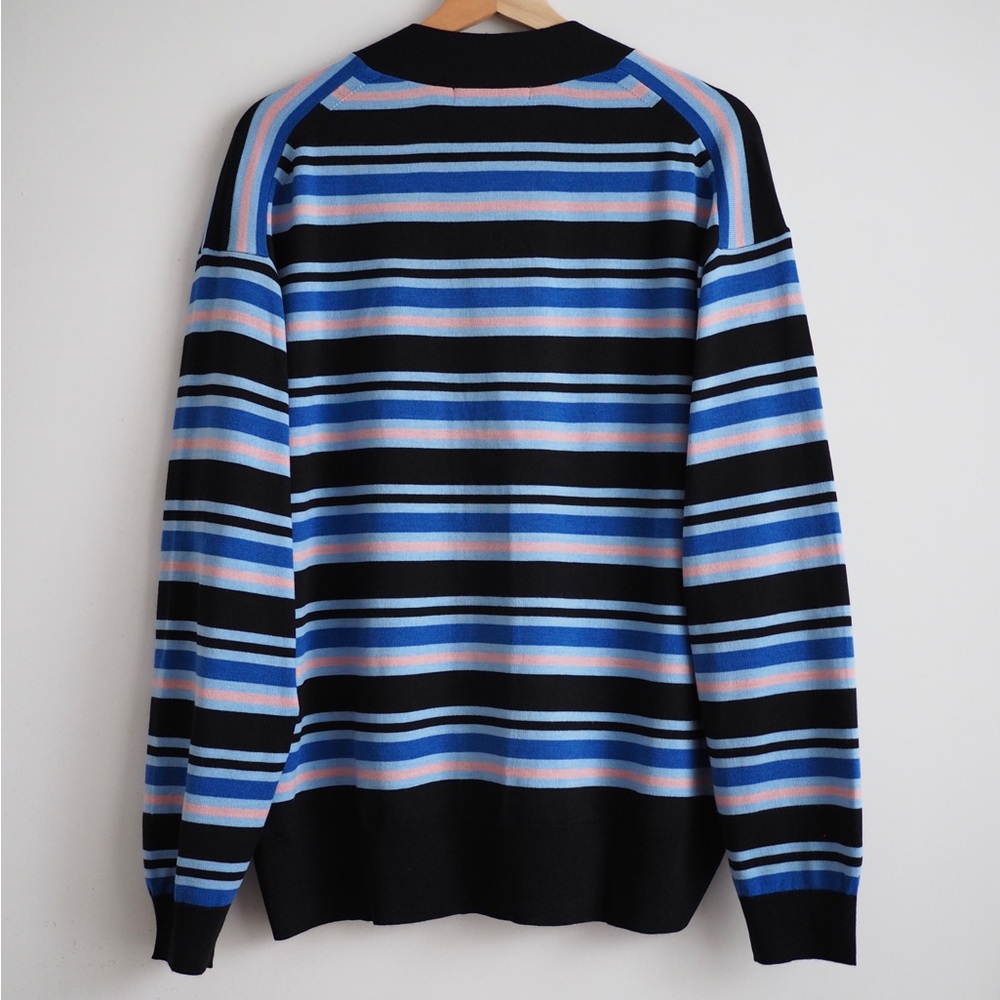 Marni merino wool blend stripes Uniqlo cardigan sweater - Picture 4 of 7